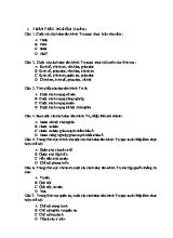 Câu hỏi trắc nghiệm Lịch sử 11